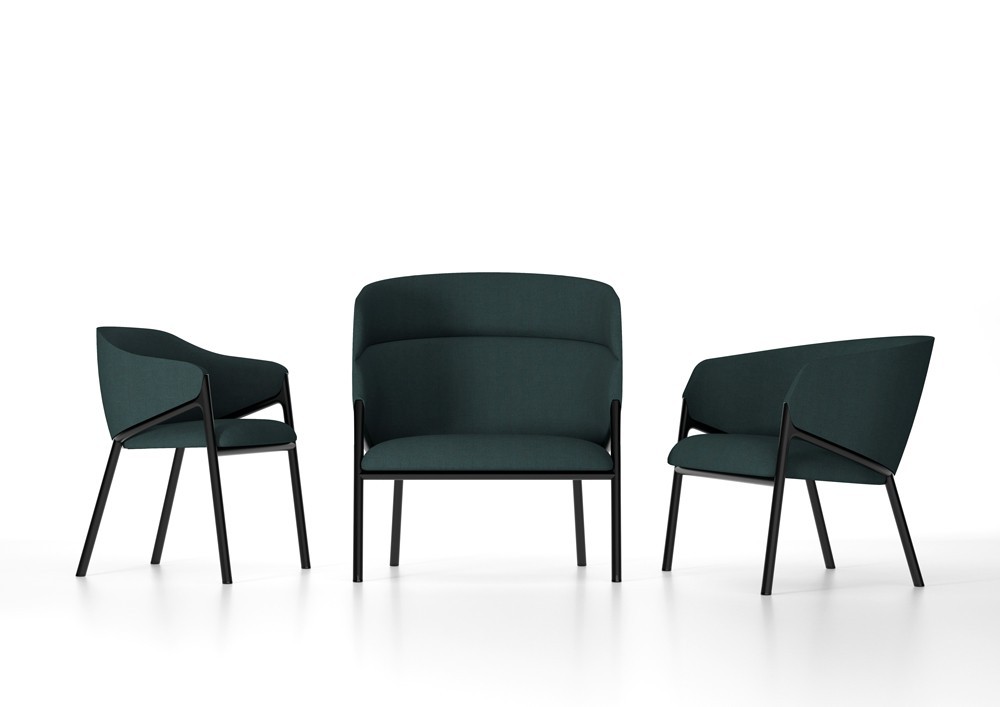 Hammer  |  Low or High Back Armchair