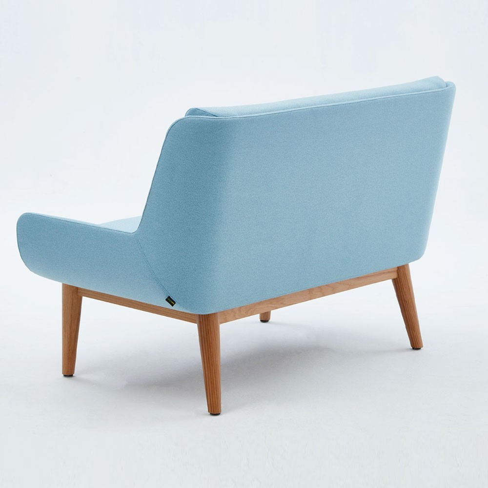 Hush Low Sofa w/ Wood Base