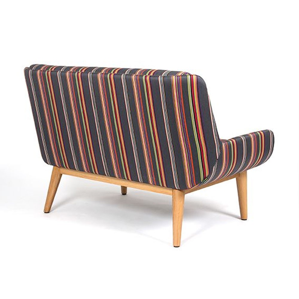 Hush Low Sofa w/ Wood Base