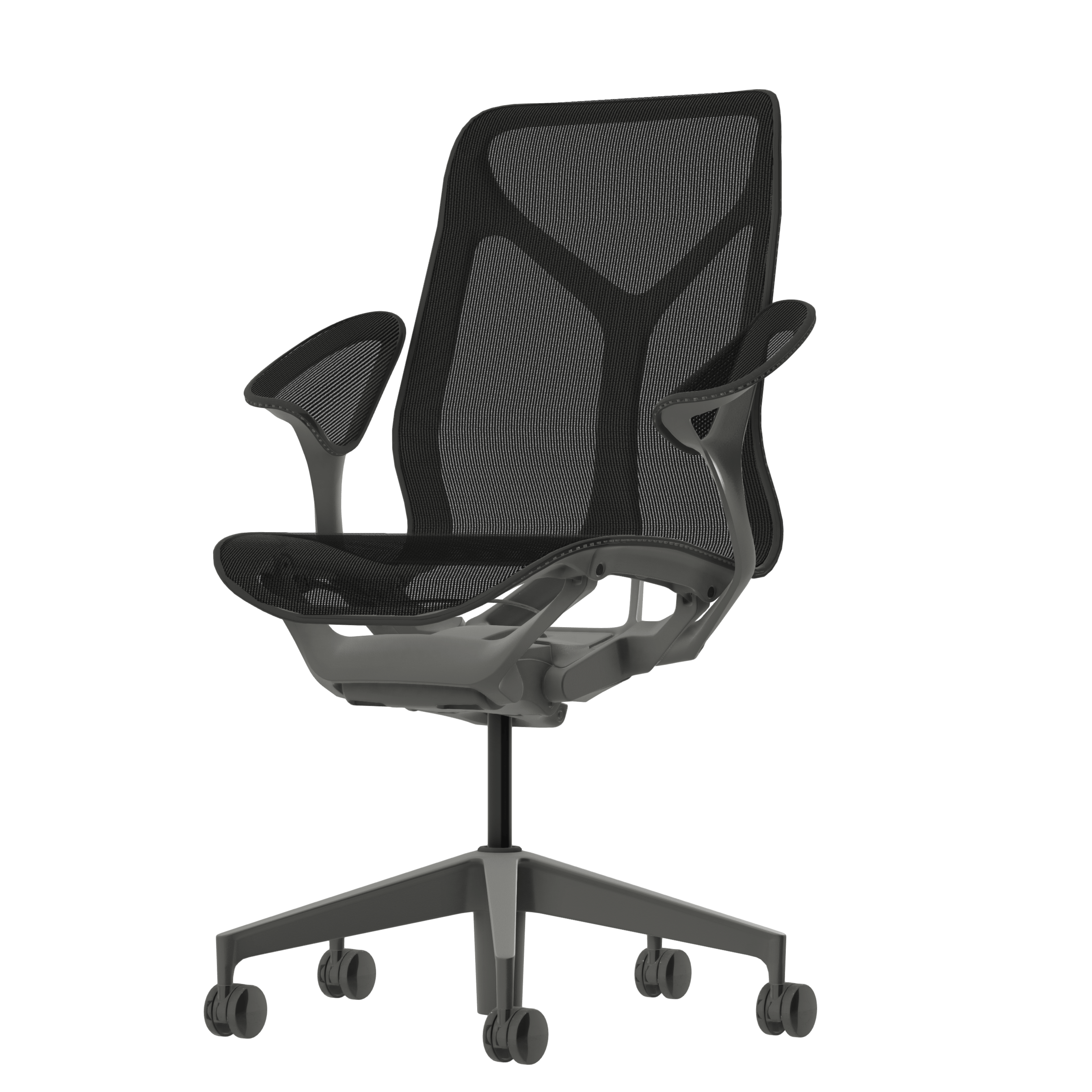 Cosm Mid back Leaf Arm Graphite