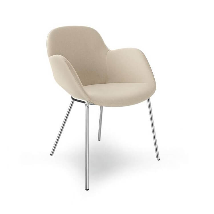 Sheru Armchair - Metal Base