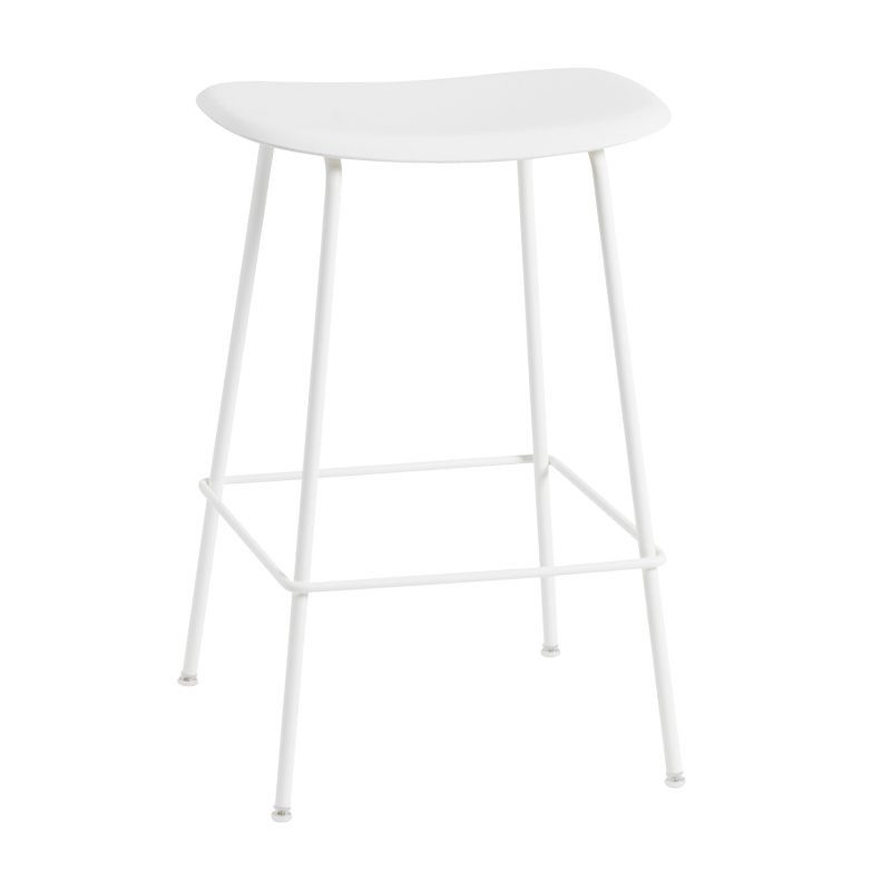 Fiber Counter Stool w/o Backrest - Tube Base