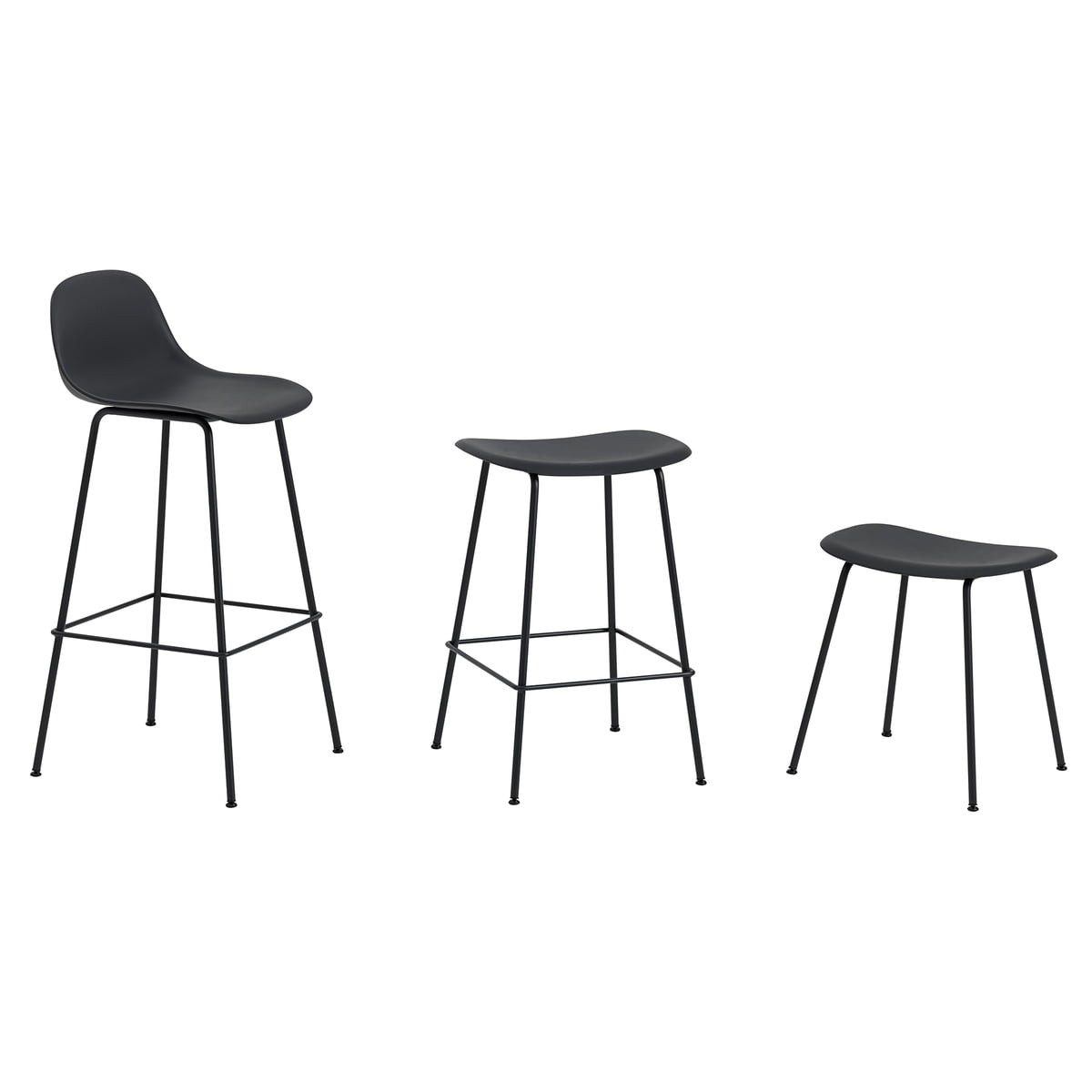 Fiber Barstool - with back