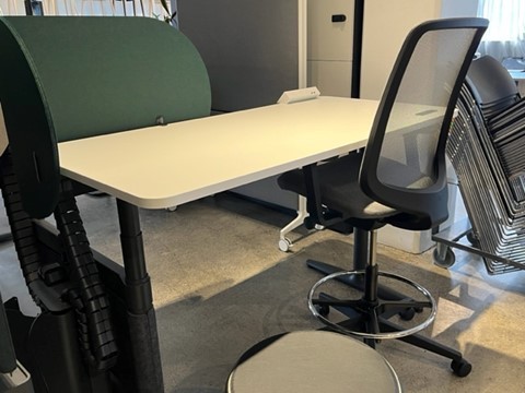 Herman Miller Atlas sit to stand desk pod 2