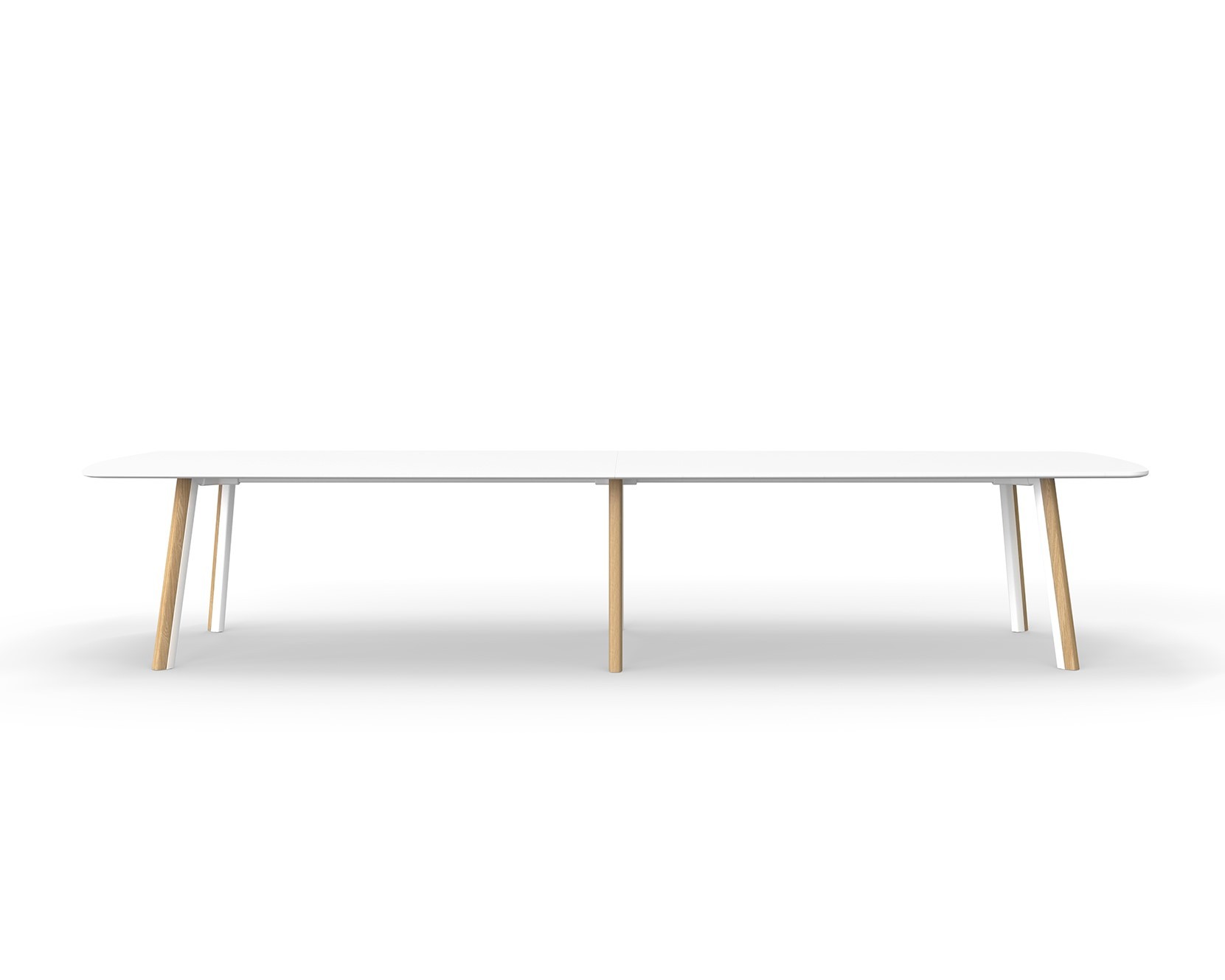 Metro II Multi-Part Tabletop  |  Double Leg Profile