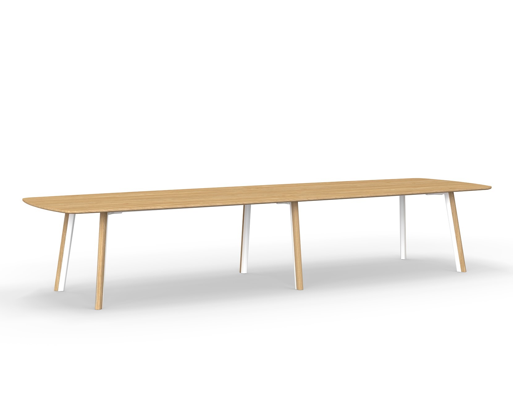 Metro II Multi-Part Tabletop  |  Double Leg Profile