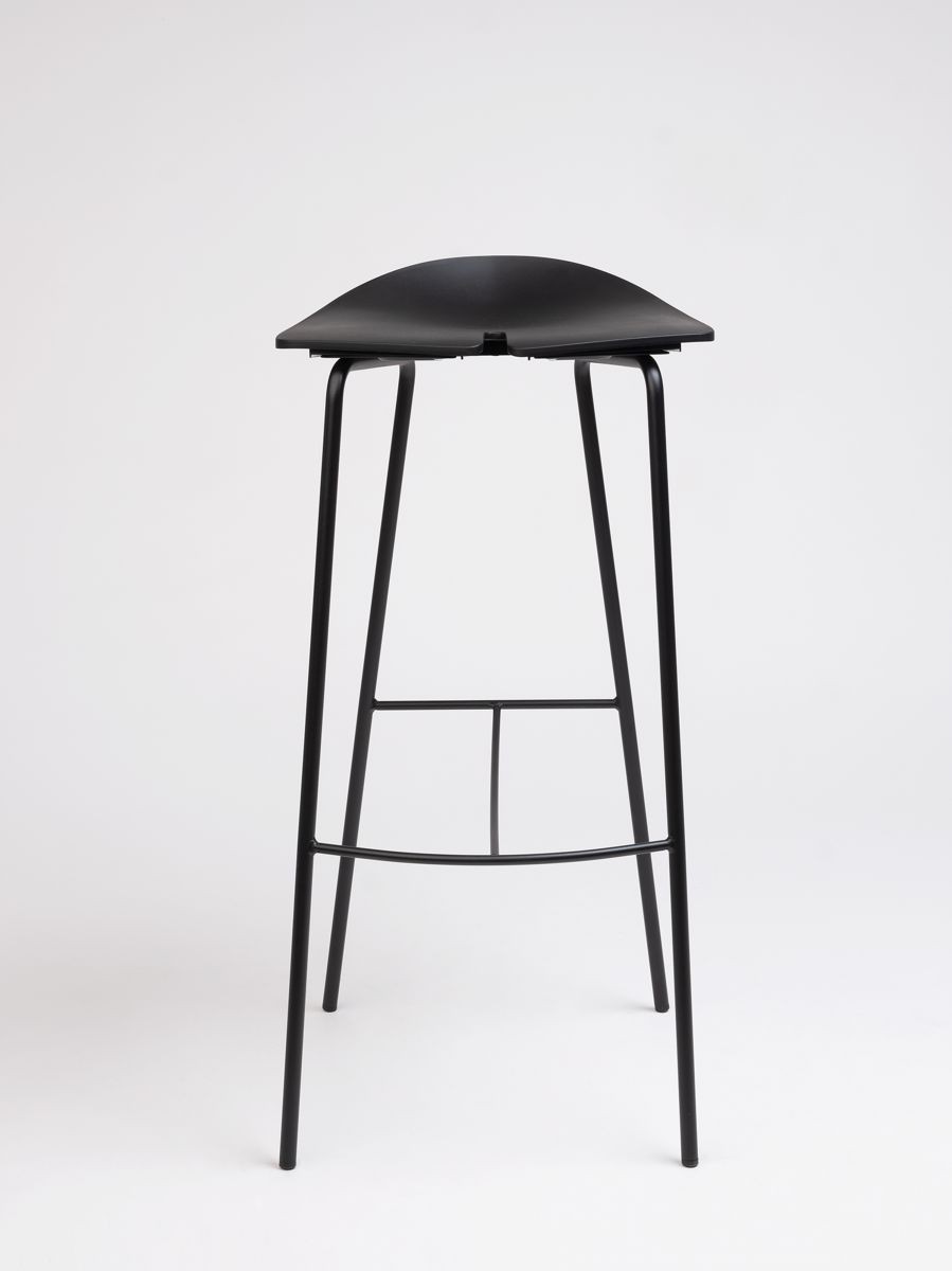 Barstools - set 2 black - 740h