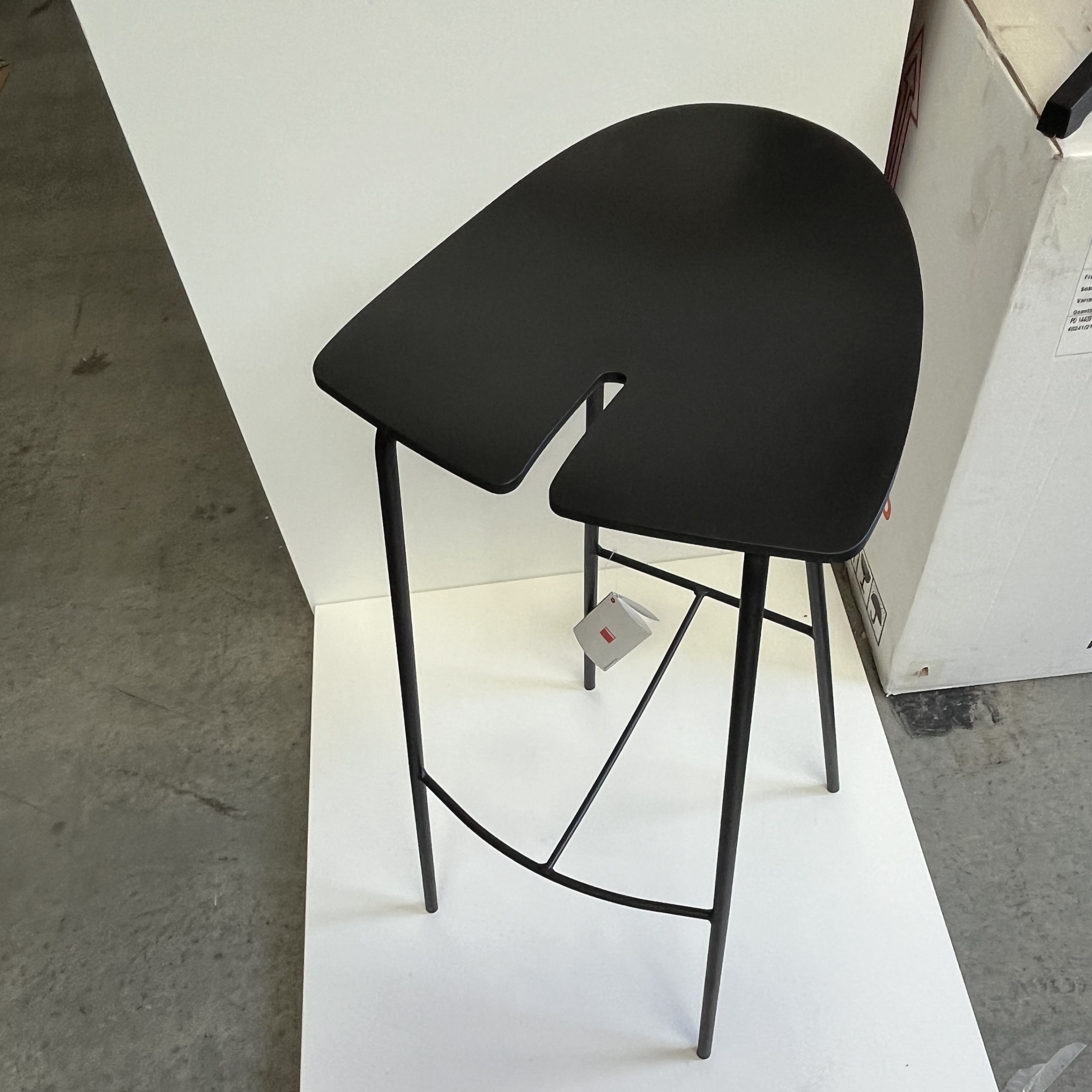 Barstools - set 2 black - 740h