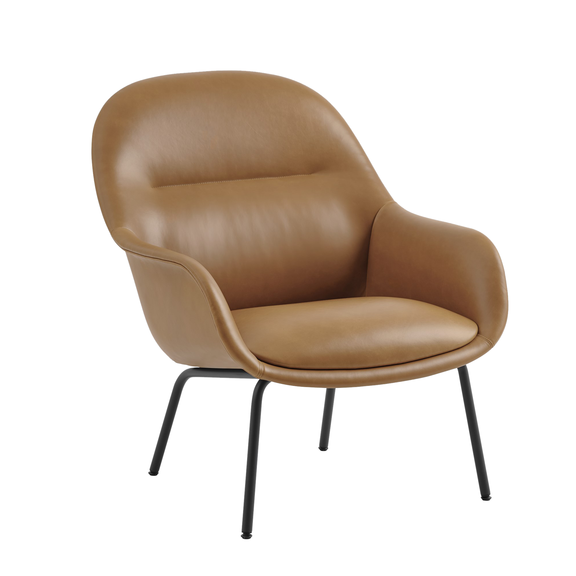 Fiber Lounge Armchair - Tube Base
