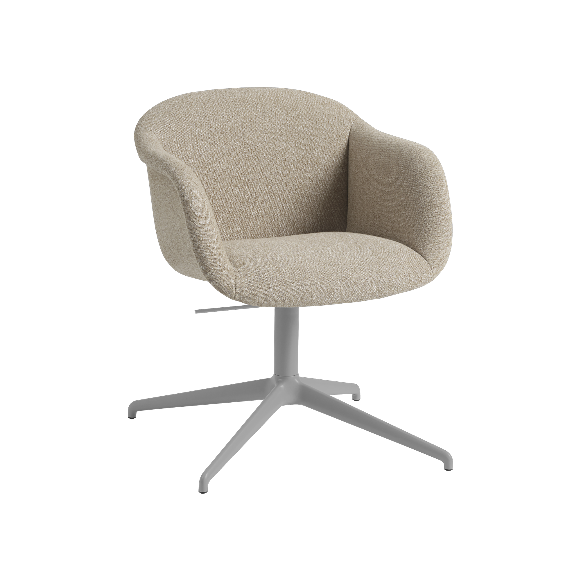 Fiber Soft Armchair  |  Tube Base