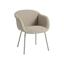 Fiber Soft Armchair  |  Tube Base