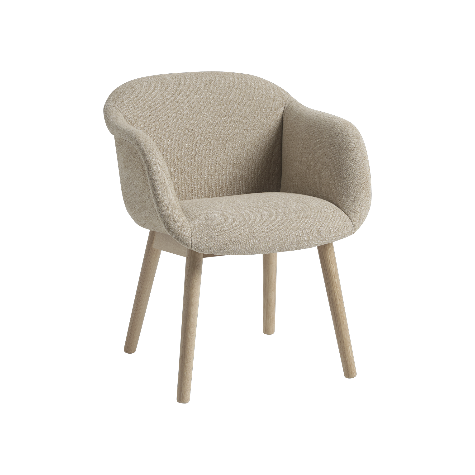 Fiber Soft Armchair | Swivel Base