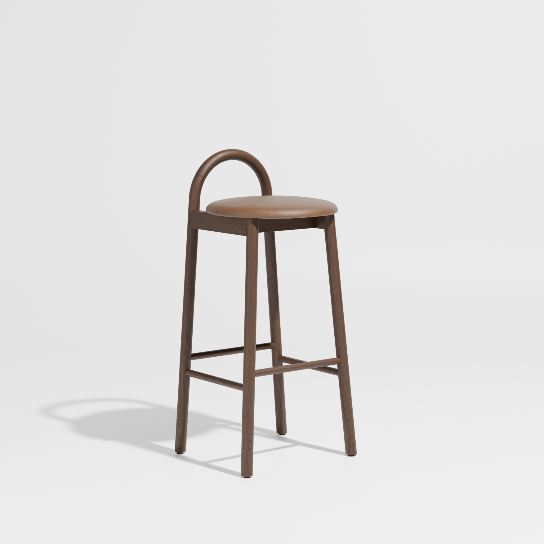 Bobby Stool | Timber Upholstered
