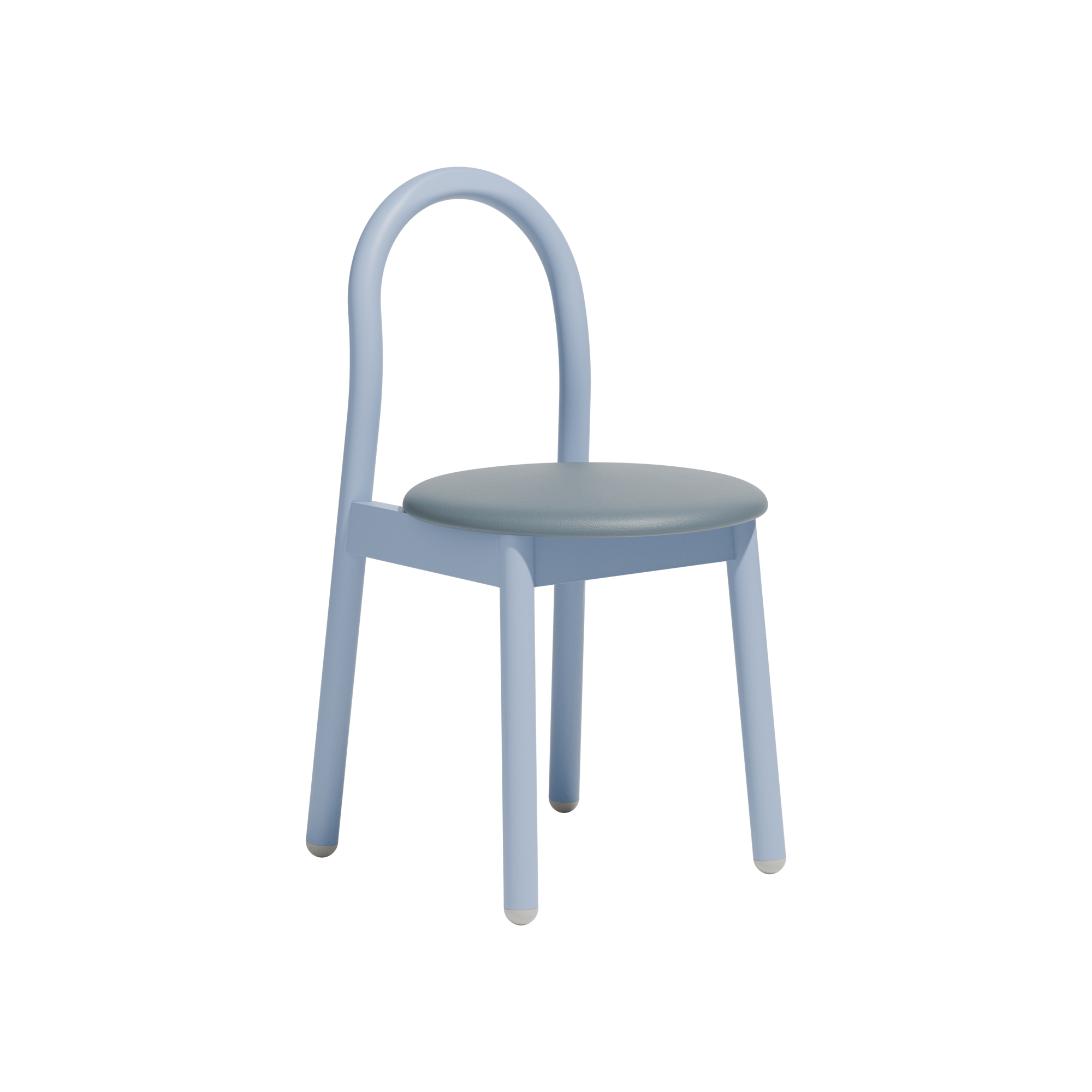 Bobby Chair  |  Metal Upholstered