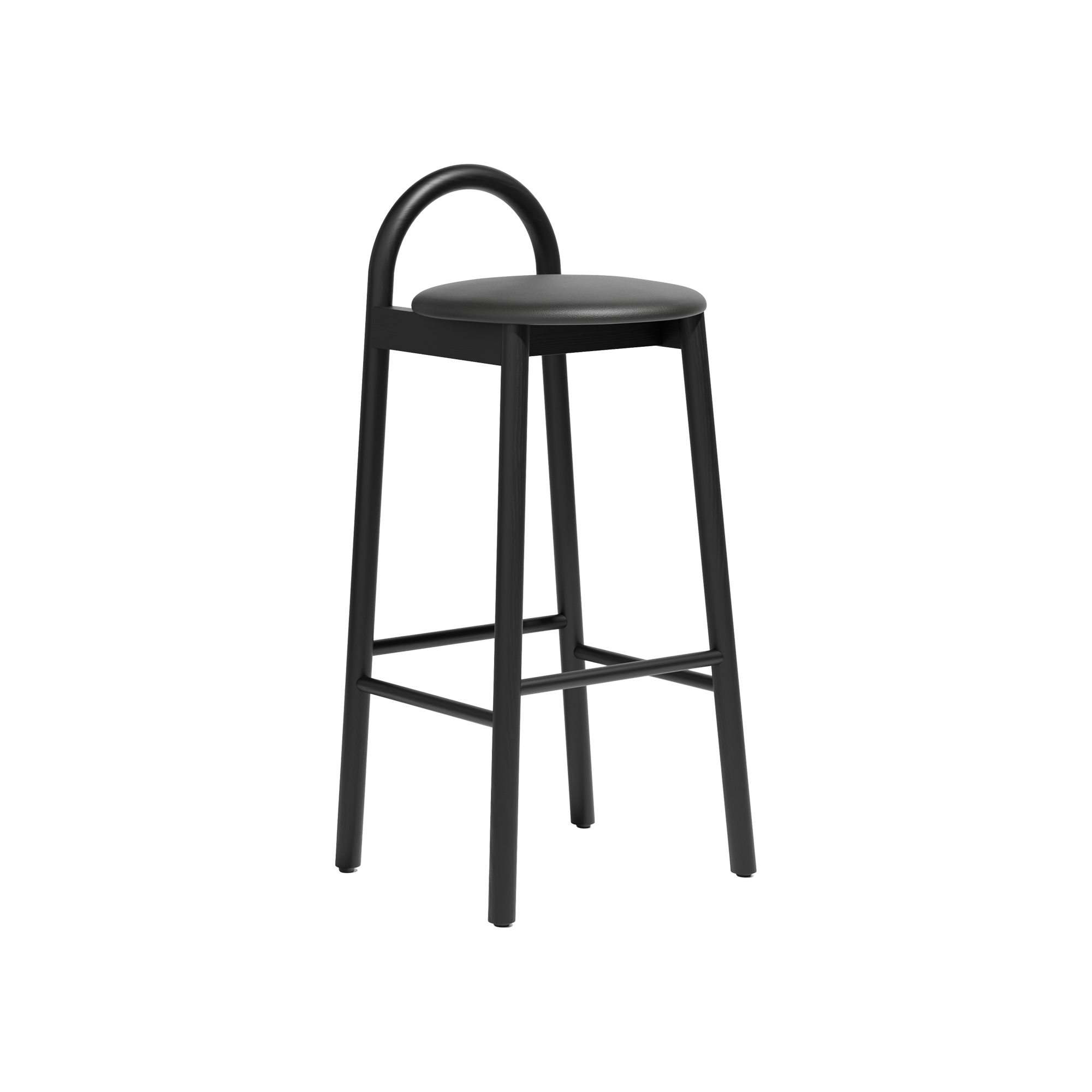 Bobby Stool  |  Timber Upholstered