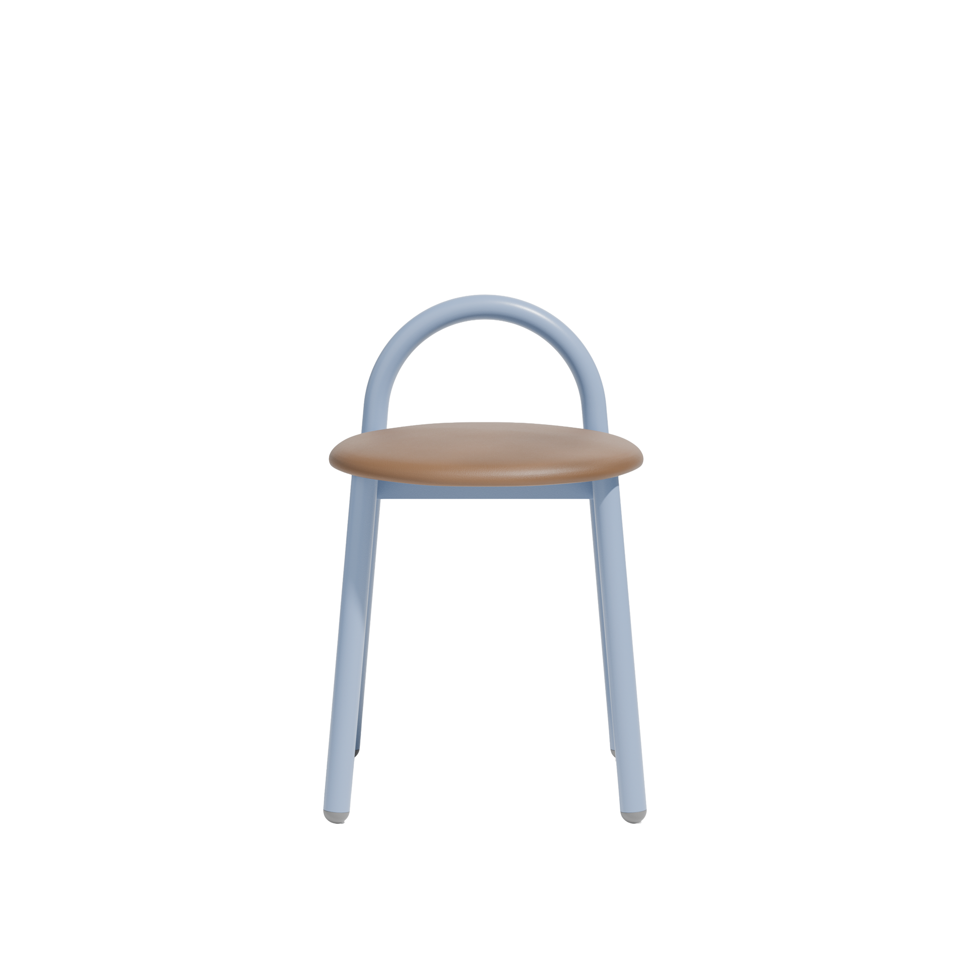 Bobby Low Stool  |  Metal Upholstered