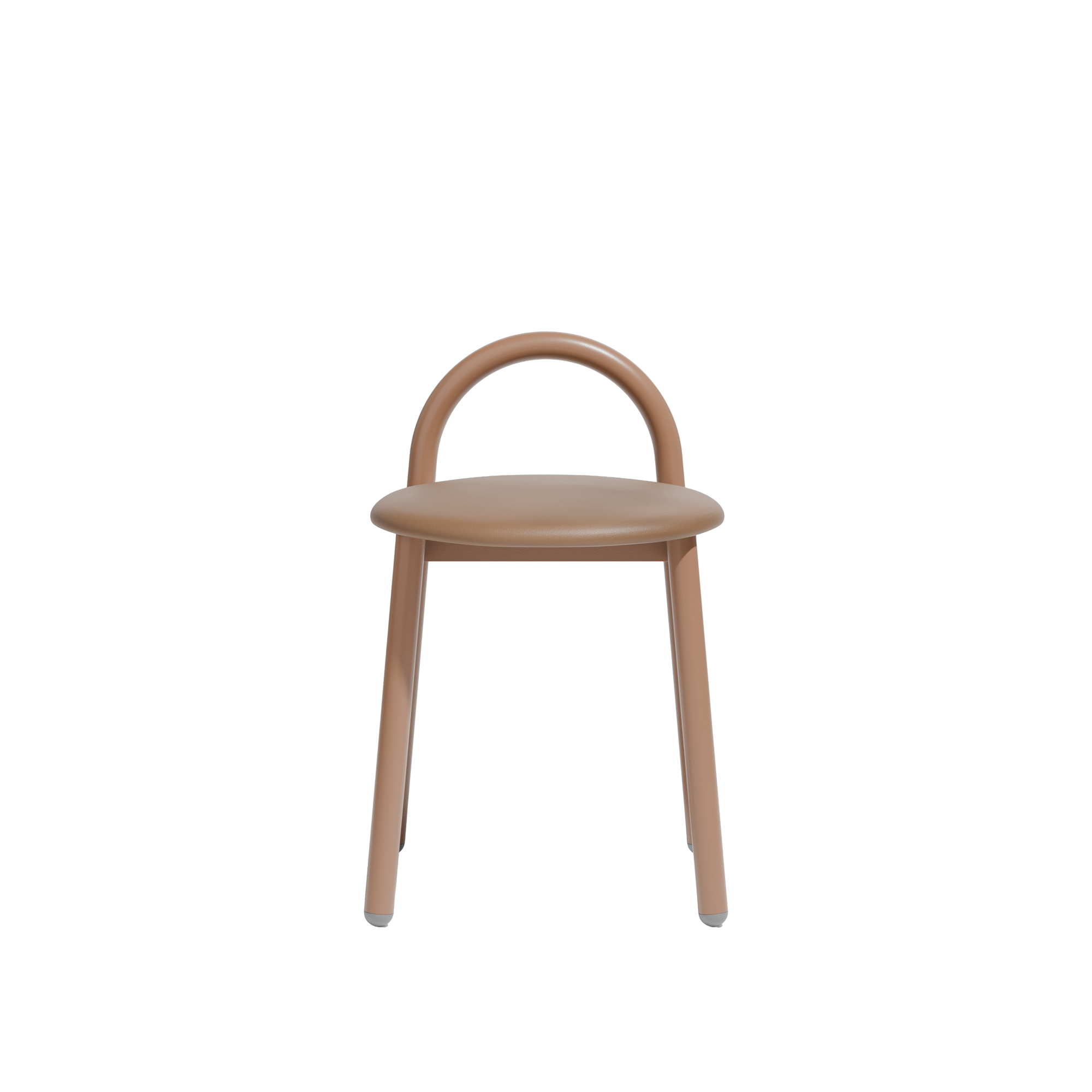 Bobby Low Stool  |  Metal Upholstered