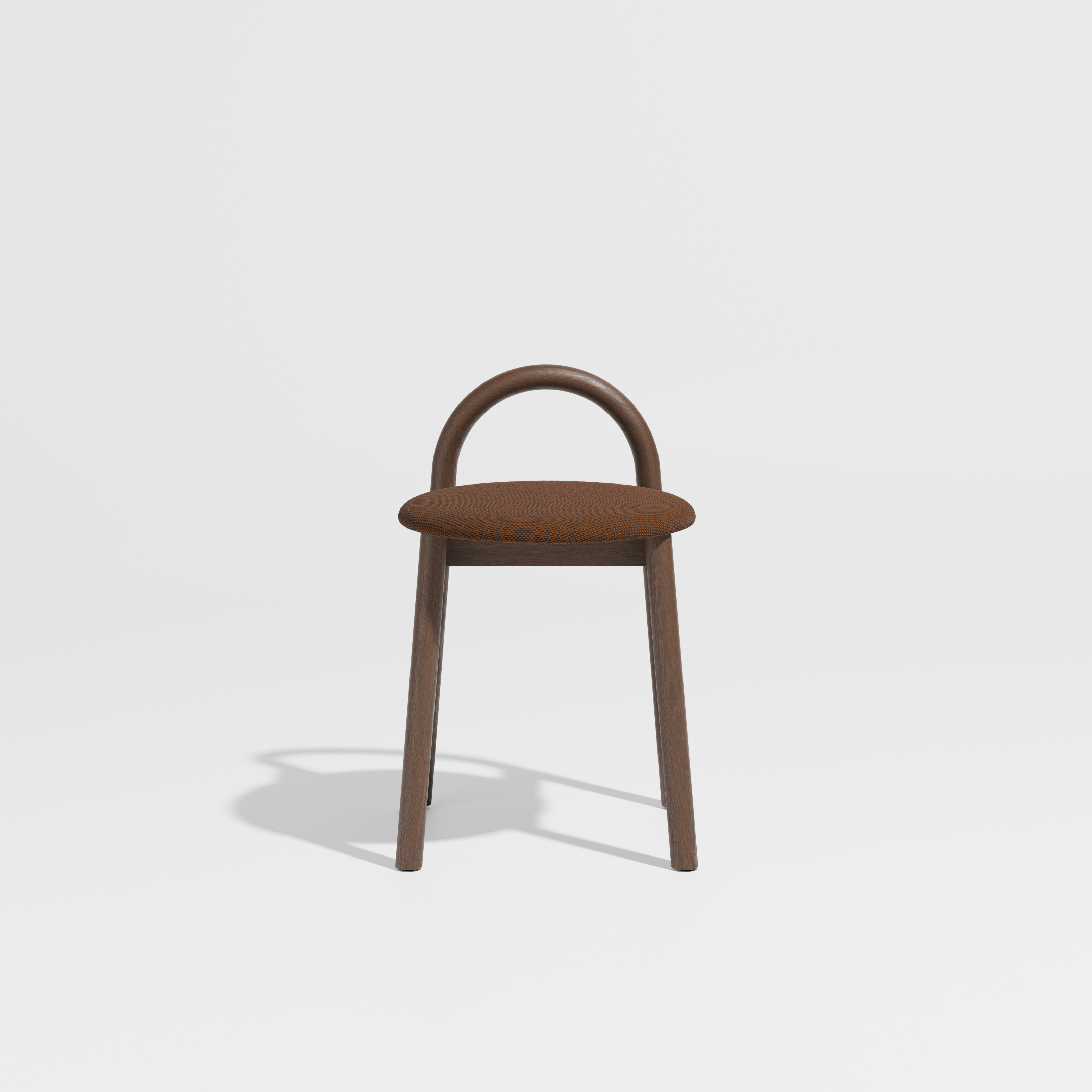 Bobby Low Stool | Timber Upholsered