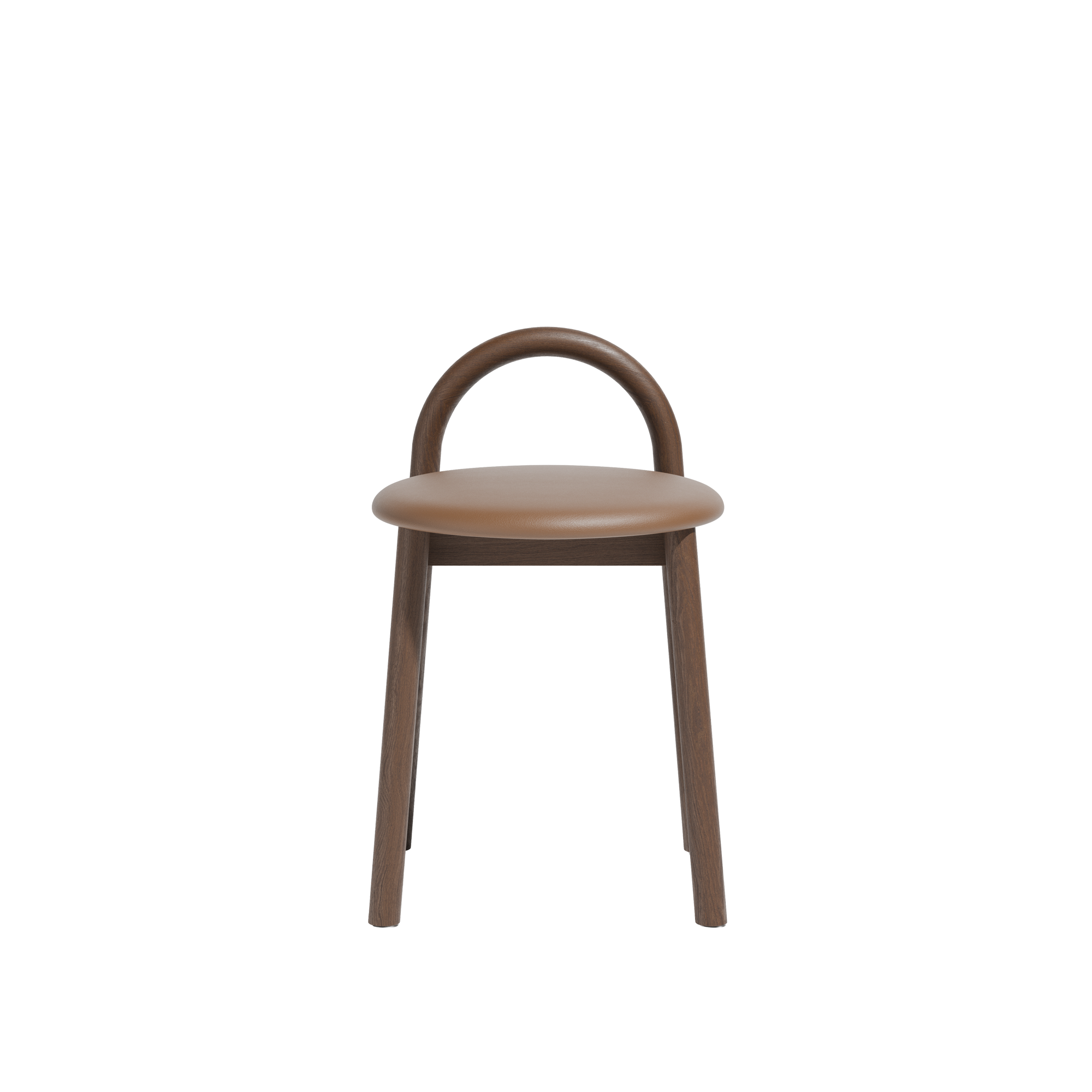 Bobby Low Stool  |  Timber Upholsered