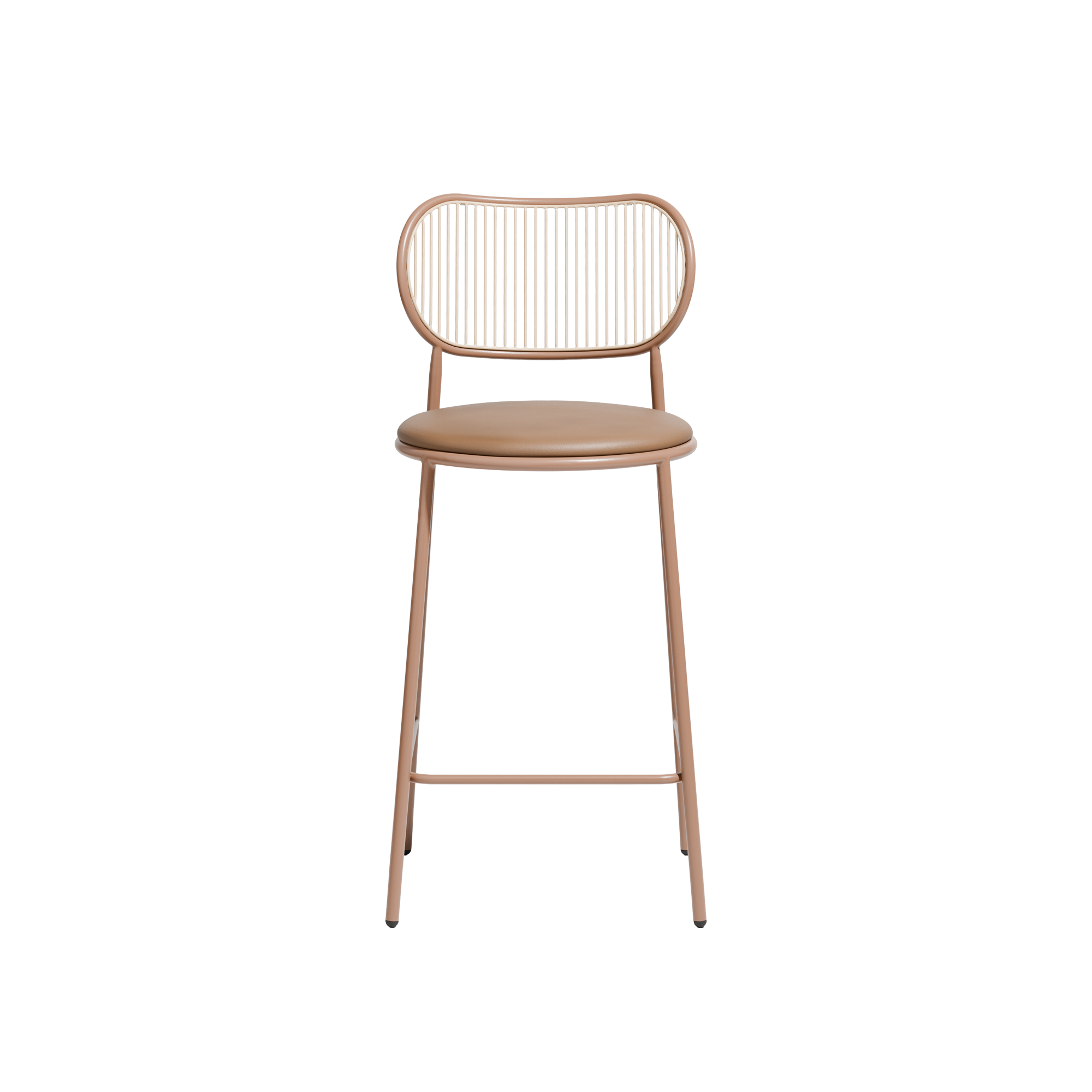 Piper Stool  |  With Back Upholstered