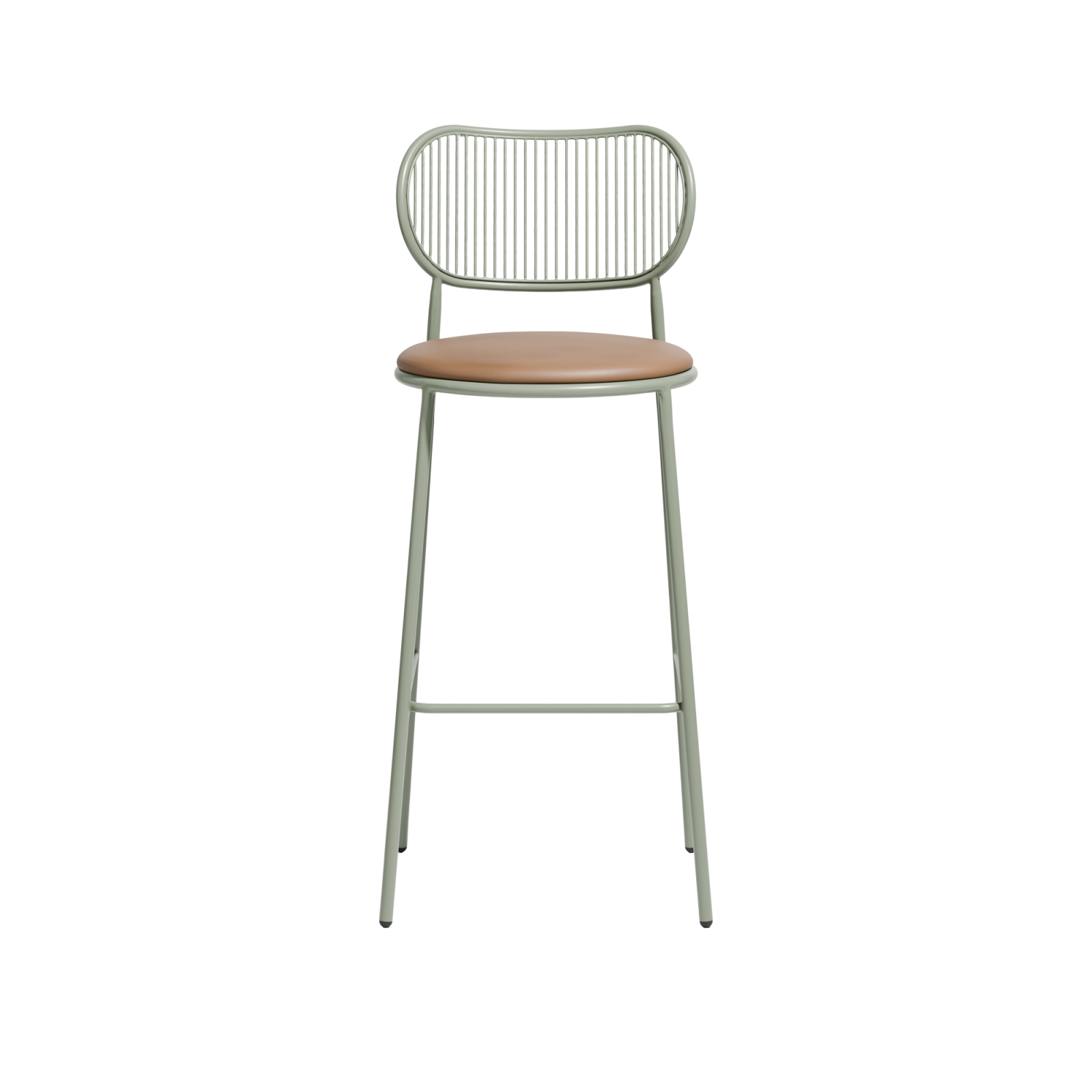 Piper Stool | With Back Upholstered