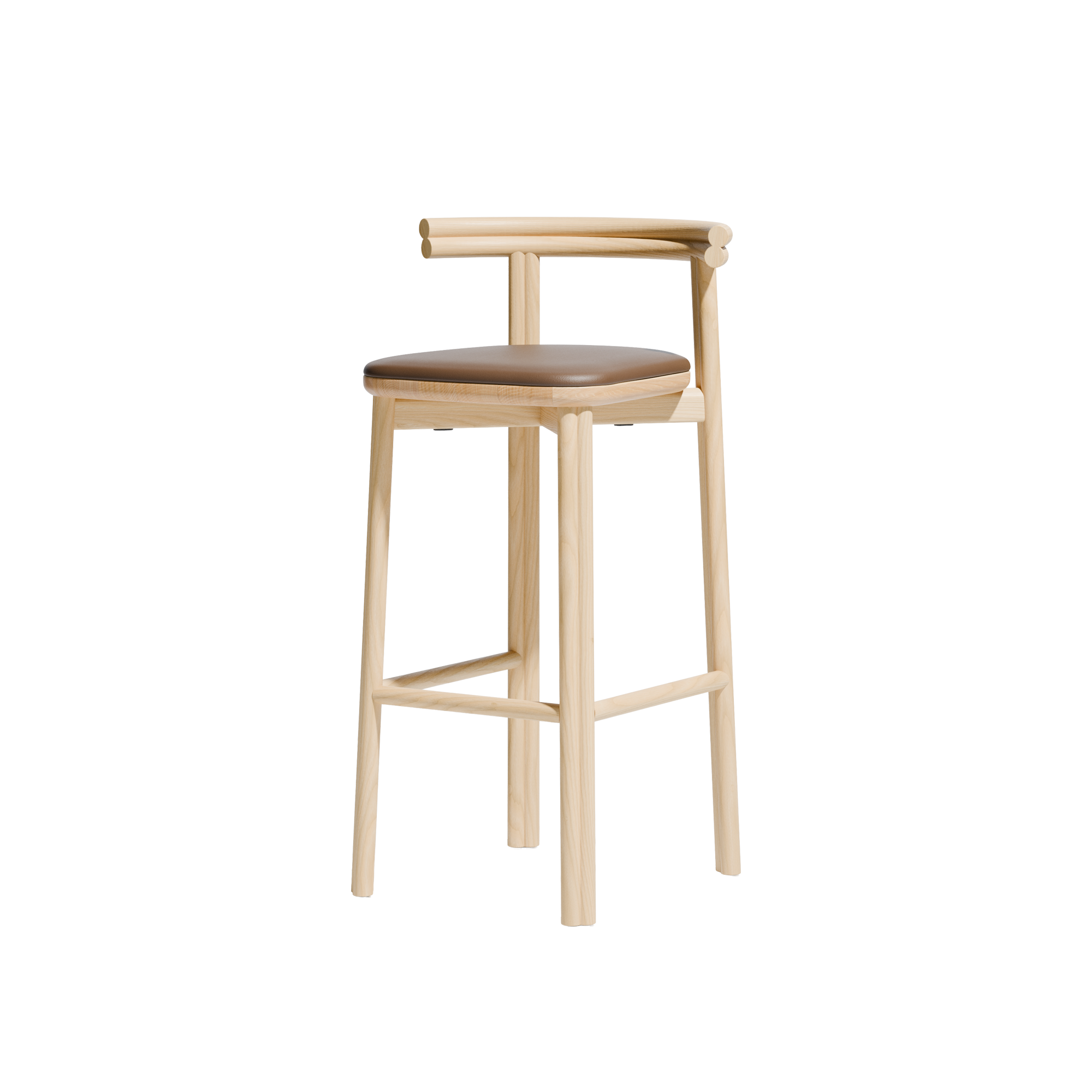Twill Stool  |  Timber Upholstered