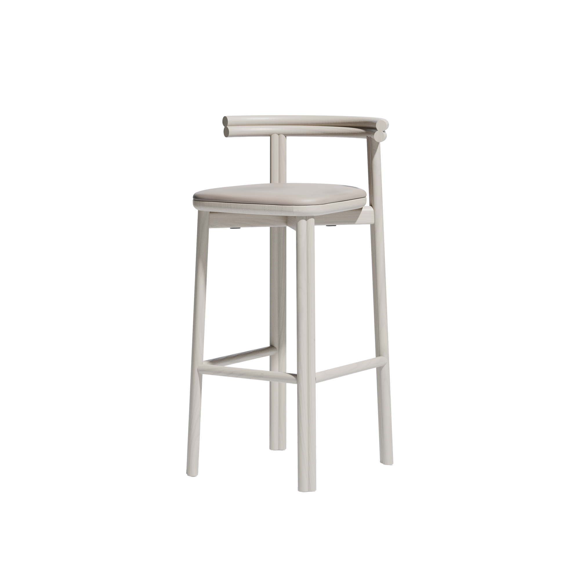 Twill Stool  |  Timber Upholstered