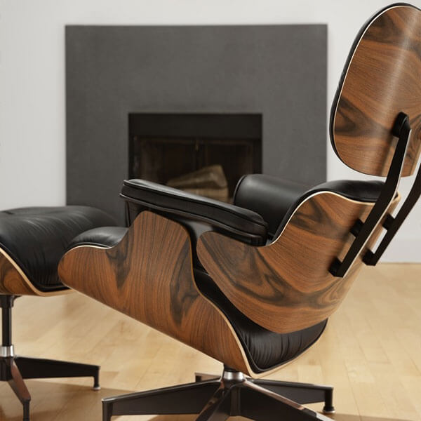 Eames® Chair and Ottoman