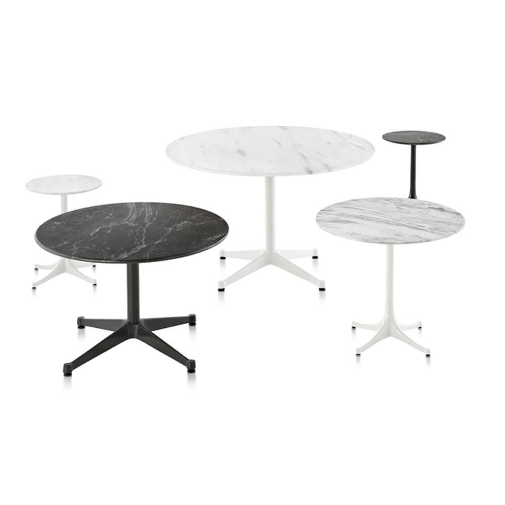 Nelson Pedestal Outdoor Table